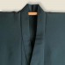 KIMONO HOMME ÉTÉ, SOIE BLEU-VERT 007-184